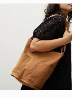 Everlane The Lantern Bag Canvas Shoulder Bucket Tote Crossbody